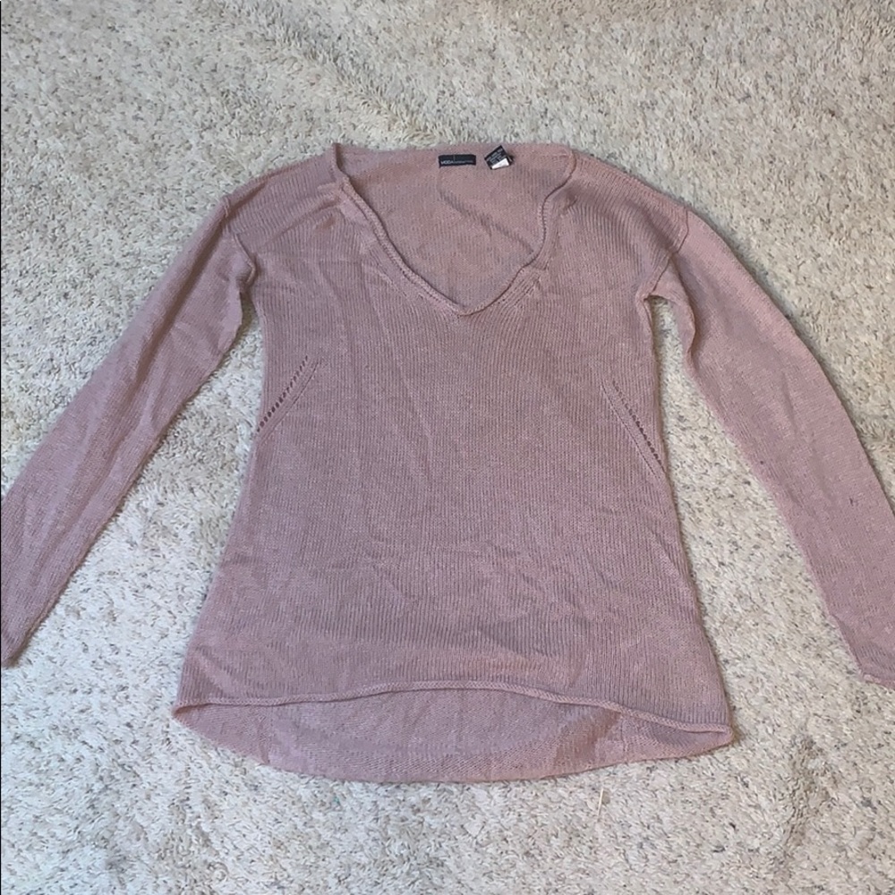 Moda International mauve sweater, Size M